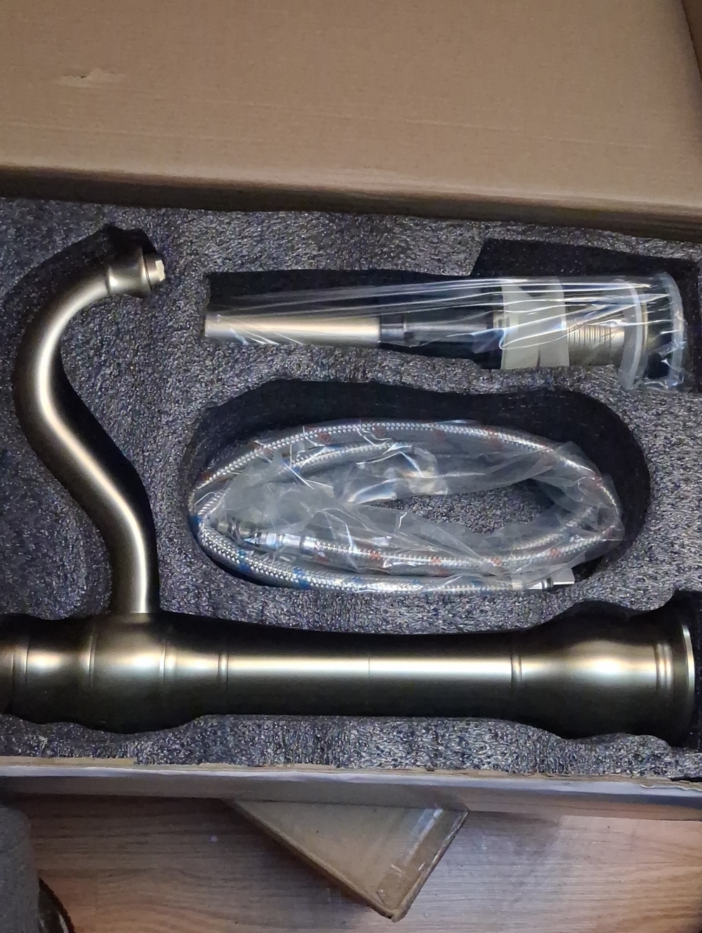 Oil Rubbed Bronze Kitchen Faucet Set